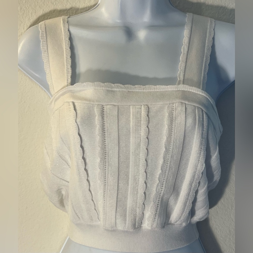 Express medium Elegant White Women's Top